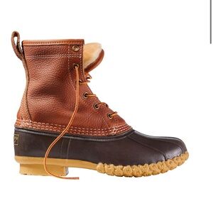 LL Bean Women's Bean Boots, 8" Shearling-Lined Insulated - 10W